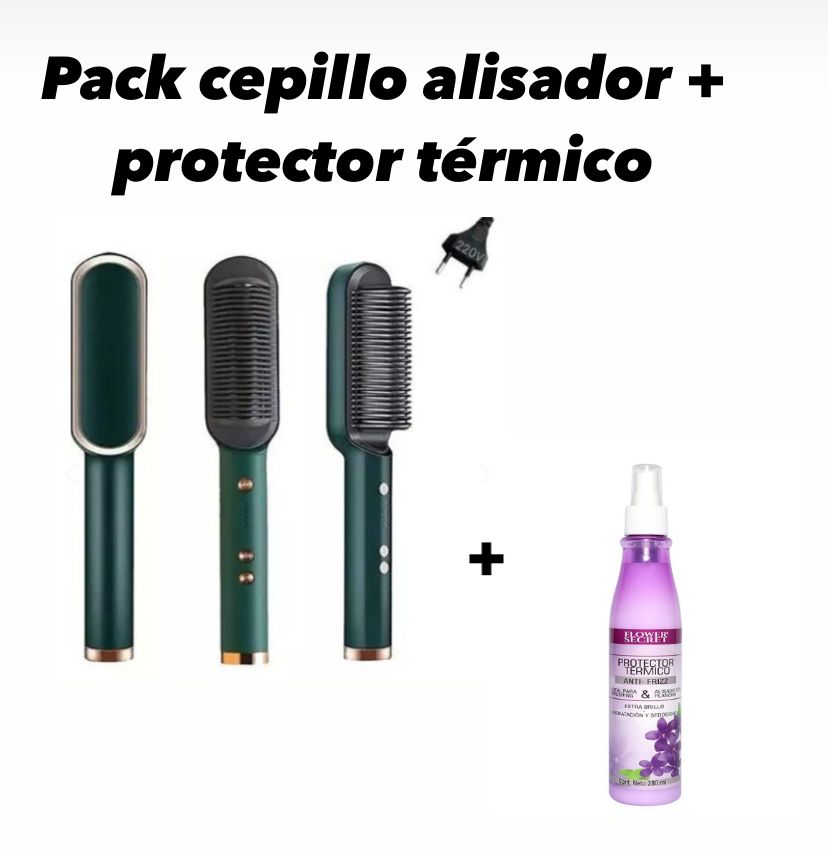 Paquete Alisado Perfecto™ - Pack cepillo alisador + protector termic